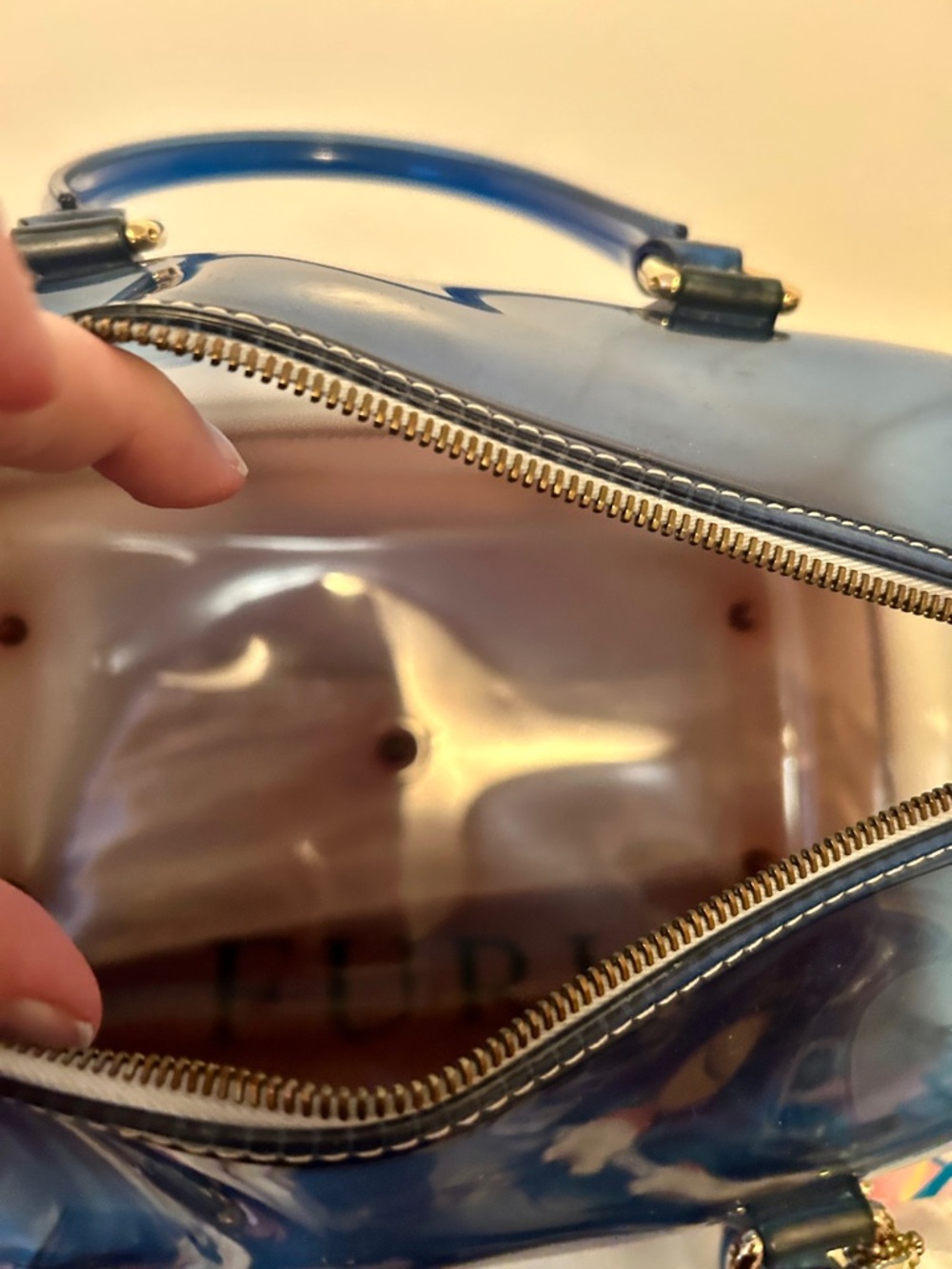 Furla Candy Bag, specifically a limited edition sunset or ombre. Charm and Dusty - Picture 11 of 13